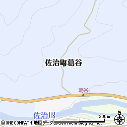 鳥取県鳥取市佐治町葛谷周辺の地図