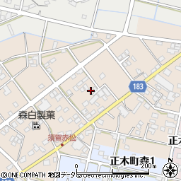 岐阜県羽島市正木町須賀赤松112周辺の地図