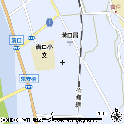 鳥取県西伯郡伯耆町溝口419周辺の地図