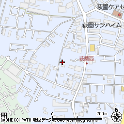 神奈川県茅ヶ崎市萩園2948周辺の地図