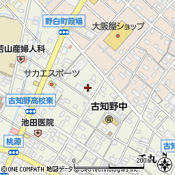愛知県江南市古知野町熱田78周辺の地図