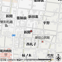 愛知県一宮市浅井町小日比野平野69周辺の地図