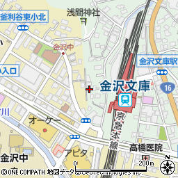 神奈川県横浜市金沢区谷津町424周辺の地図