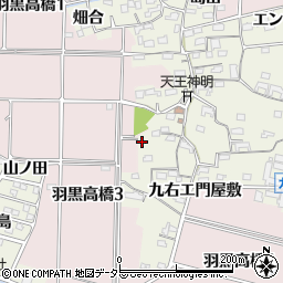 愛知県犬山市羽黒高橋郷170-4周辺の地図