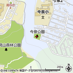 今泉公園周辺の地図