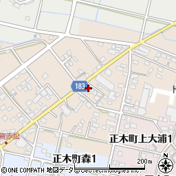 岐阜県羽島市正木町須賀赤松383周辺の地図