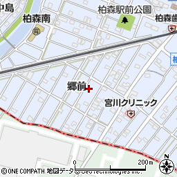 愛知県丹羽郡扶桑町柏森郷前121周辺の地図