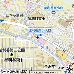 かながわ信用金庫金沢文庫支店周辺の地図
