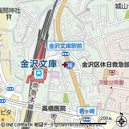 神奈川県横浜市金沢区谷津町341周辺の地図