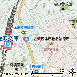 神奈川県横浜市金沢区谷津町160周辺の地図