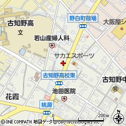 愛知県江南市古知野町熱田36周辺の地図