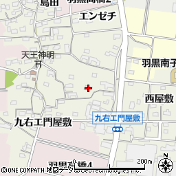愛知県犬山市羽黒高橋郷115周辺の地図