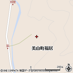京都府南丹市美山町福居（中ドイ）周辺の地図