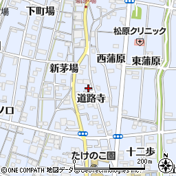 愛知県一宮市木曽川町里小牧道路寺56周辺の地図