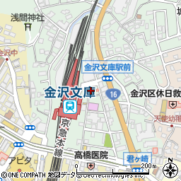 すき家金沢文庫駅東口店周辺の地図