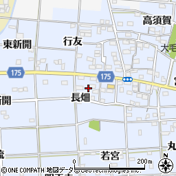 愛知県一宮市大毛長畑27周辺の地図
