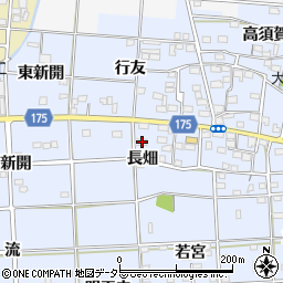 愛知県一宮市大毛長畑24周辺の地図