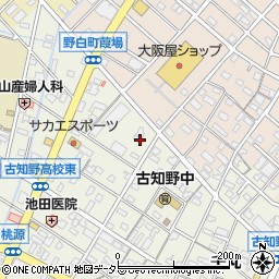 愛知県江南市古知野町熱田84周辺の地図