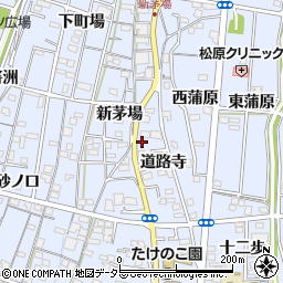 愛知県一宮市木曽川町里小牧道路寺58周辺の地図