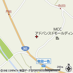 岐阜県大垣市上石津町牧田1151周辺の地図