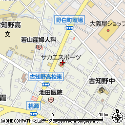 愛知県江南市古知野町熱田101周辺の地図