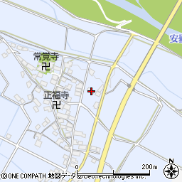 滋賀県高島市安曇川町常磐木257周辺の地図