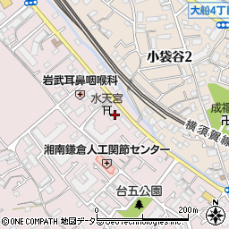 プレミール鎌倉周辺の地図
