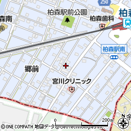 愛知県丹羽郡扶桑町柏森郷前25周辺の地図