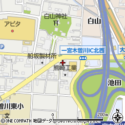 愛知県一宮市木曽川町黒田九ノ通り162周辺の地図