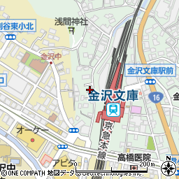 神奈川県横浜市金沢区谷津町417周辺の地図