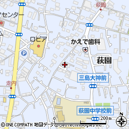 神奈川県茅ヶ崎市萩園1695周辺の地図