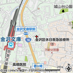 神奈川県横浜市金沢区谷津町161周辺の地図