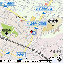 とんでん北鎌倉店周辺の地図