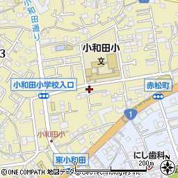 ニッシンパーク小和田駐車場周辺の地図
