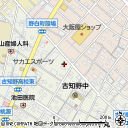 愛知県江南市古知野町熱田80周辺の地図