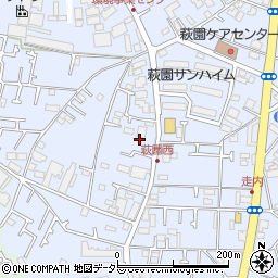 神奈川県茅ヶ崎市萩園2800周辺の地図