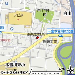 愛知県一宮市木曽川町黒田九ノ通り104周辺の地図