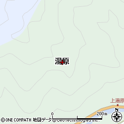鳥取県八頭郡若桜町湯原周辺の地図