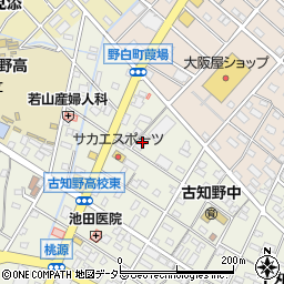 愛知県江南市古知野町熱田72周辺の地図
