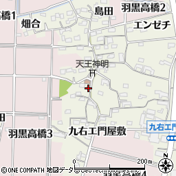 愛知県犬山市羽黒高橋郷160周辺の地図