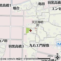 愛知県犬山市羽黒高橋郷162周辺の地図