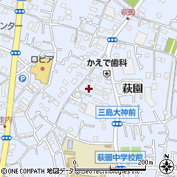 神奈川県茅ヶ崎市萩園1694周辺の地図