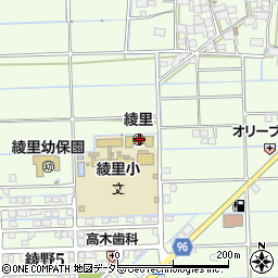 綾里周辺の地図