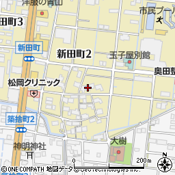 岐阜県大垣市新田町2丁目943-2周辺の地図