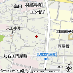 愛知県犬山市羽黒高橋郷103周辺の地図