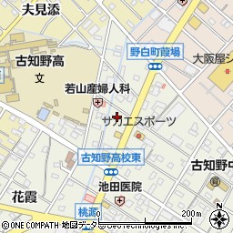 愛知県江南市古知野町熱田34周辺の地図
