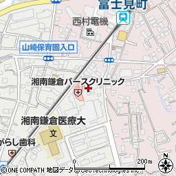 鎌倉山崎郵政宿舎周辺の地図