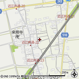 滋賀県米原市顔戸1702周辺の地図