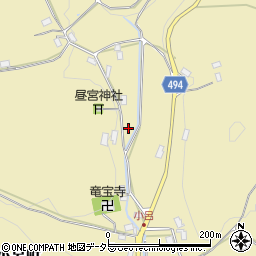 京都府綾部市小呂町天野周辺の地図