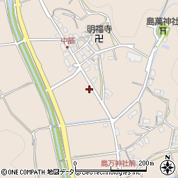京都府綾部市中筋町（仲田）周辺の地図
